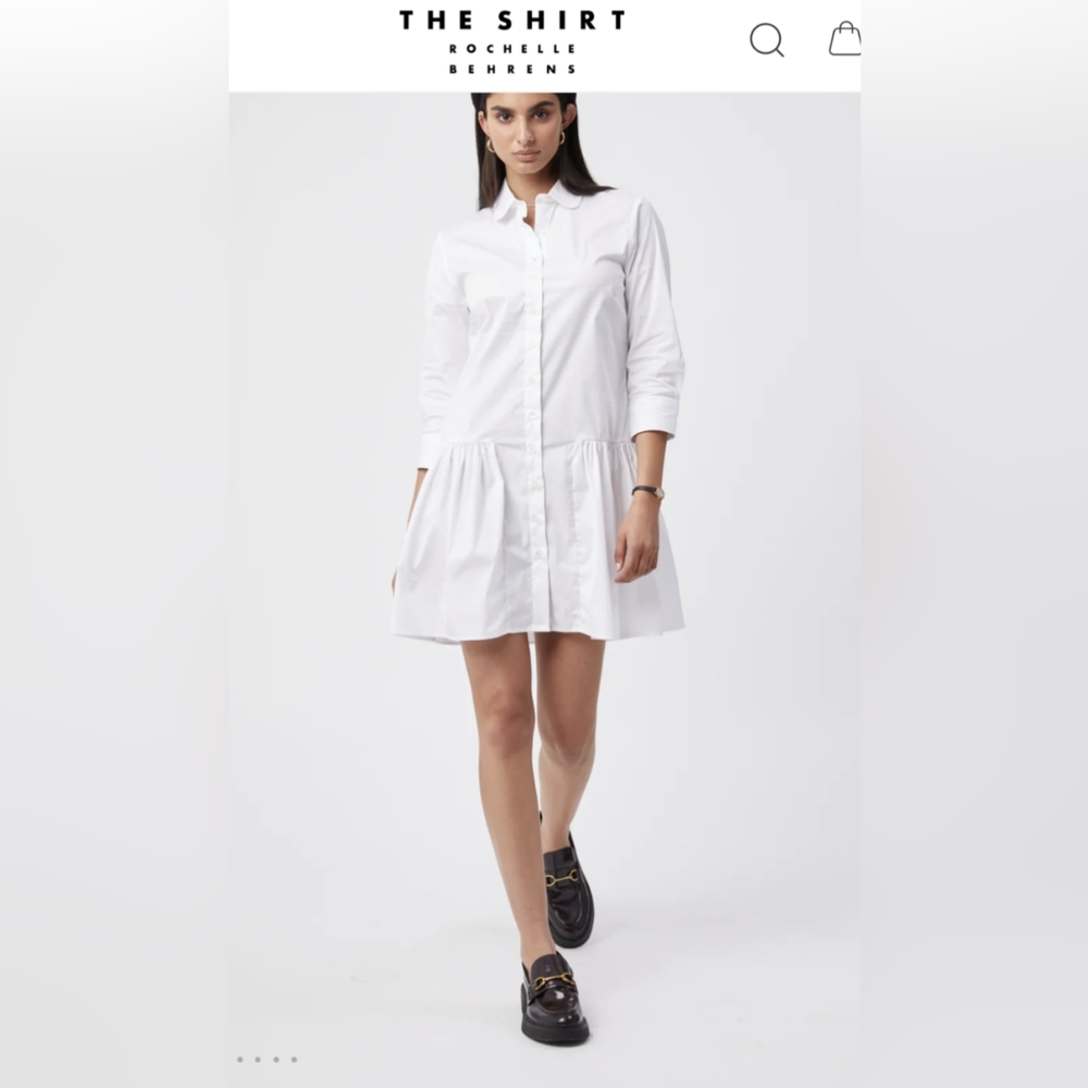The Shirt Drop Waist Shirt Dress